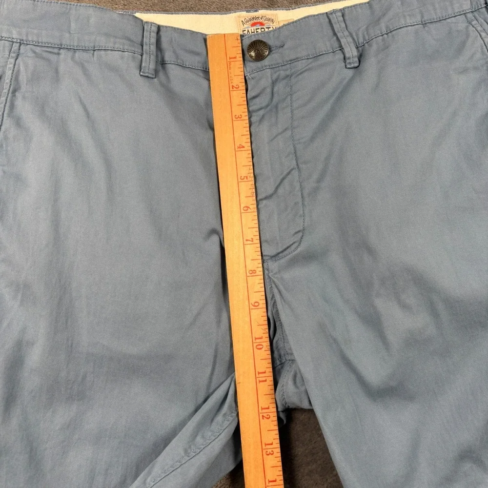 Faherty Shorts Mens 32 Blue Movement Chino Organic Cotton Stretch Refibra Casual